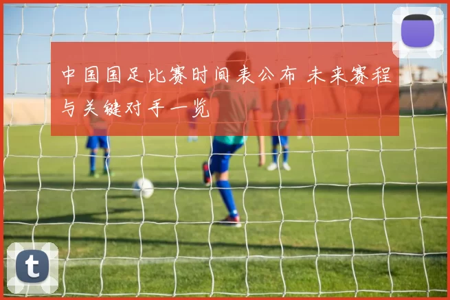 中国国足比赛时间表公布 未来赛程与关键对手一览